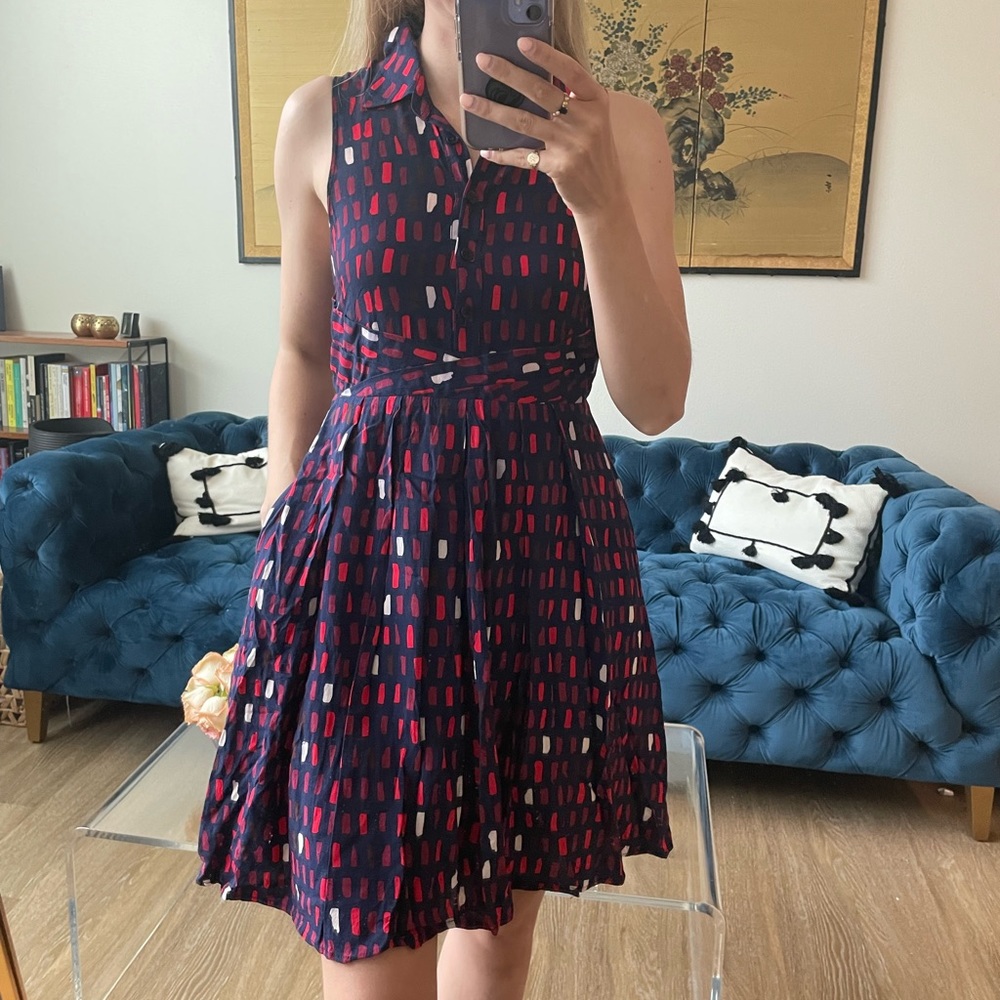 Anthropologie Color Swatch Dress